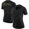 Gary Brightwell Women's Black Limited 2020 Salute To Service Jersey