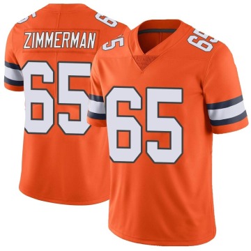 Gary Zimmerman Men's Orange Limited Color Rush Vapor Untouchable Jersey