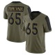 Gary Zimmerman Youth Olive Limited 2021 Salute To Service Jersey