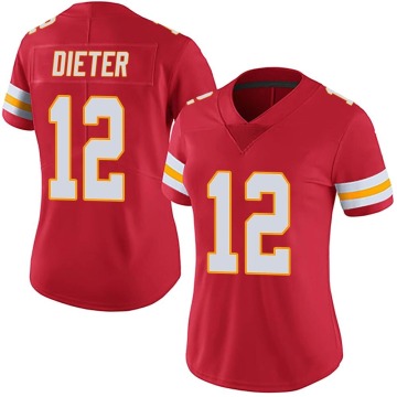 Gehrig Dieter Women's Red Limited Team Color Vapor Untouchable Jersey