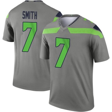 Geno Smith Youth Legend Steel Inverted Jersey