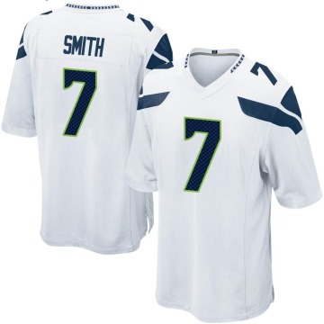 Geno Smith Youth White Game Jersey