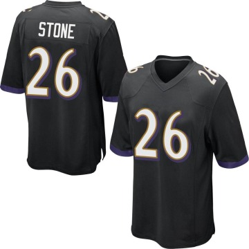 Geno Stone Men's Black Game Jersey