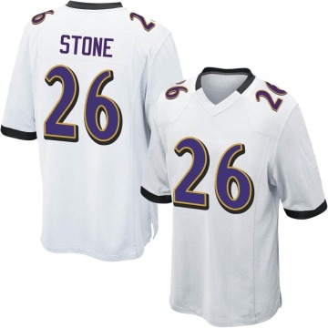 Geno Stone Men's White Game Jersey