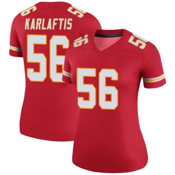 George Karlaftis Women's Red Legend Color Rush Jersey