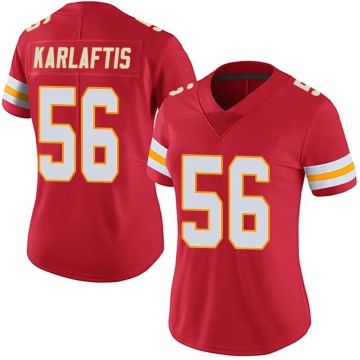 George Karlaftis Women's Red Limited Team Color Vapor Untouchable Jersey