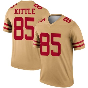 George Kittle Youth Gold Legend Inverted Jersey