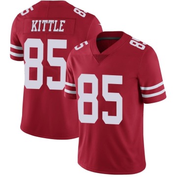 George Kittle Youth Red Limited Team Color Vapor Untouchable Jersey