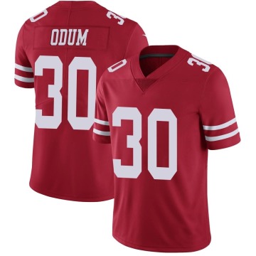 George Odum Youth Red Limited Team Color Vapor Untouchable Jersey