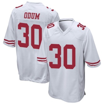George Odum Youth White Game Jersey