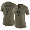 Gerald Everett Women's Olive Limited 2022 Salute To Service Jersey