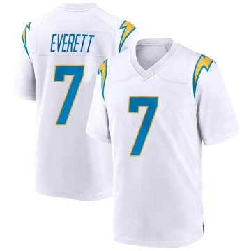 Gerald Everett Youth White Game Jersey