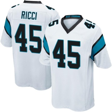 Giovanni Ricci Youth White Game Jersey