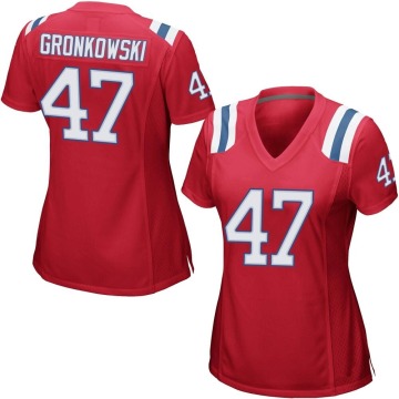 Glenn Gronkowski Women's Red Game Alternate Jersey
