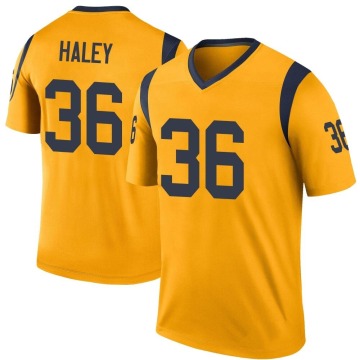 Grant Haley Youth Gold Legend Color Rush Jersey
