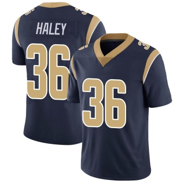 Grant Haley Youth Navy Limited Team Color Vapor Untouchable Jersey
