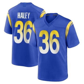 Grant Haley Youth Royal Game Alternate Jersey