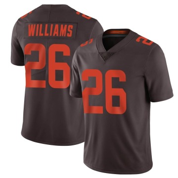 Greedy Williams Youth Brown Limited Vapor Alternate Jersey