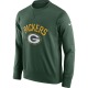 Green Bay Packers Men's Green Sideline Circuit Performance Sweatshirt