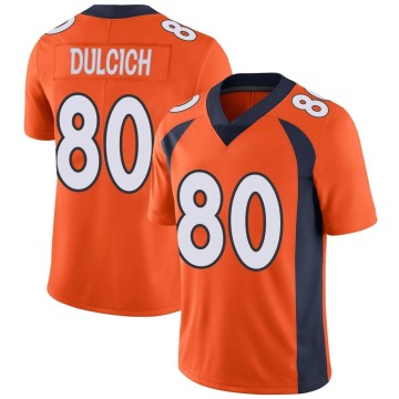 Greg Dulcich Men's Orange Limited Team Color Vapor Untouchable Jersey