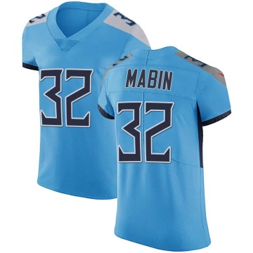 Greg Mabin Men's Light Blue Elite Team Color Vapor Untouchable Jersey