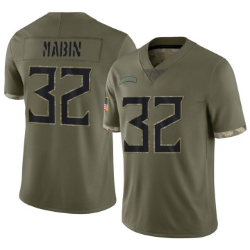 Greg Mabin Men's Olive Limited 2022 Salute To Service Jersey