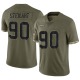 Grover Stewart Men's Olive Limited 2022 Salute To Service Jersey