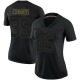 Gus Edwards Women's Black Limited 2020 Salute To Service Jersey