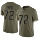 Halapoulivaati Vaitai Men's Olive Limited 2022 Salute To Service Jersey