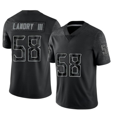 Harold Landry III Men's Black Limited Reflective Jersey