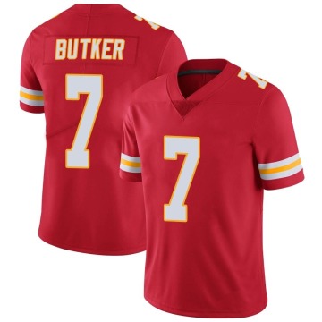 Harrison Butker Youth Red Limited Team Color Vapor Untouchable Jersey