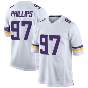 Harrison Phillips Youth White Game Jersey