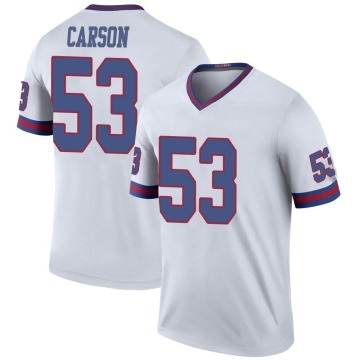 Harry Carson Youth White Legend Color Rush Jersey
