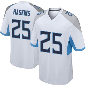 Hassan Haskins Youth White Game Jersey