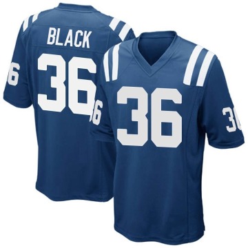 Henry Black Youth Royal Blue Game Team Color Jersey