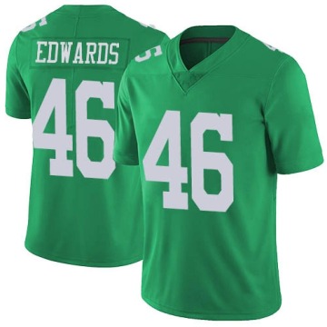 Herman Edwards Youth Green Limited Vapor Untouchable Jersey