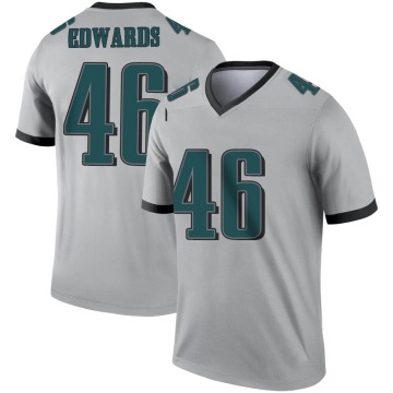 Herman Edwards Youth Legend Silver Inverted Jersey