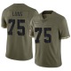 Howie Long Men's Olive Limited 2022 Salute To Service Jersey