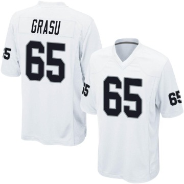 Hroniss Grasu Men's White Game Jersey
