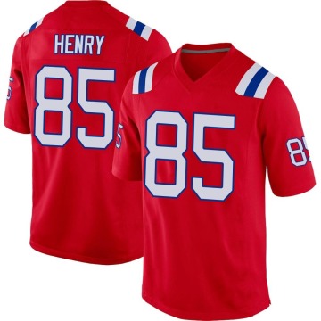 Hunter Henry Men's Red Game Alternate Jersey