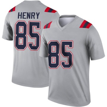 Hunter Henry Youth Gray Legend Inverted Jersey