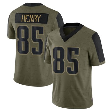 Hunter Henry Youth Olive Limited 2021 Salute To Service Jersey