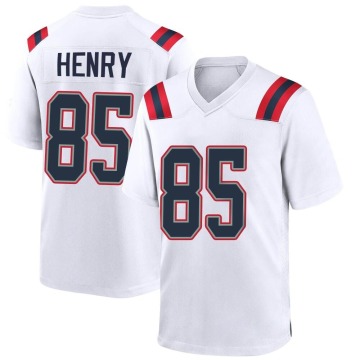 Hunter Henry Youth White Game Jersey