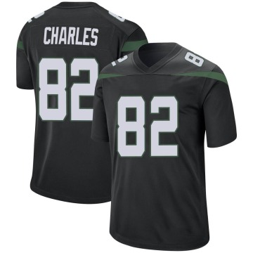 Irvin Charles Youth Black Game Stealth Jersey