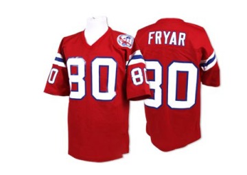 Irving Fryar Men's Red Authentic Throwback Jersey