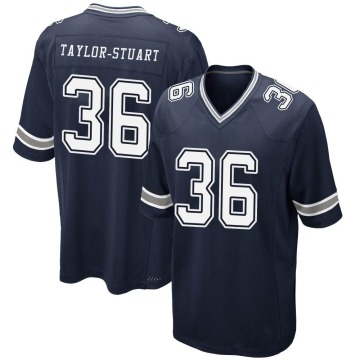 Isaac Taylor-Stuart Youth Navy Game Team Color Jersey