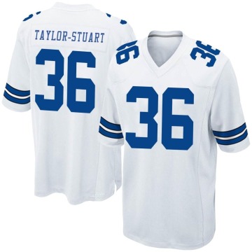 Isaac Taylor-Stuart Youth White Game Jersey