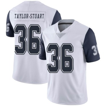 Isaac Taylor-Stuart Youth White Limited Color Rush Vapor Untouchable Jersey