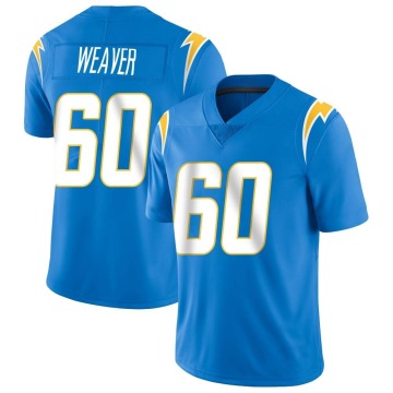 Isaac Weaver Youth Blue Limited Powder Vapor Untouchable Alternate Jersey