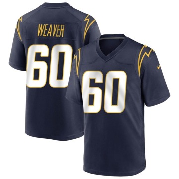 Isaac Weaver Youth Navy Game Team Color Jersey